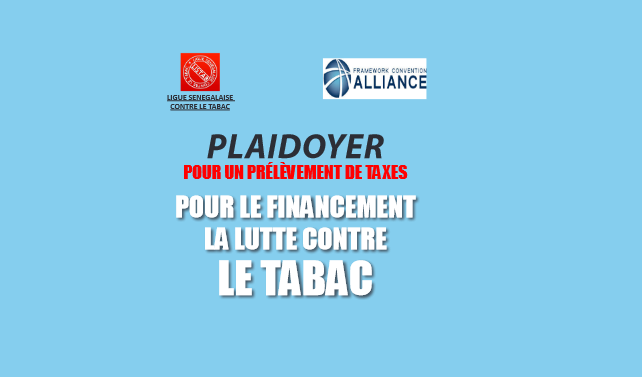 DEPLIANT PLAIDOYER POUR UN PRÉLÈVEMENT DE TAXES POUR FINANCER LA LUTTE CONTRE LE TABAC (10 JUILLET 2019)