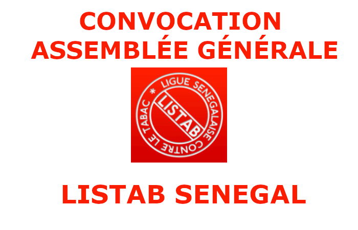 CONVOCATION ASSEMBLÉE GÉNÉRALE LISTAB LE SAMEDI 10 DÉCEMBRE 2022