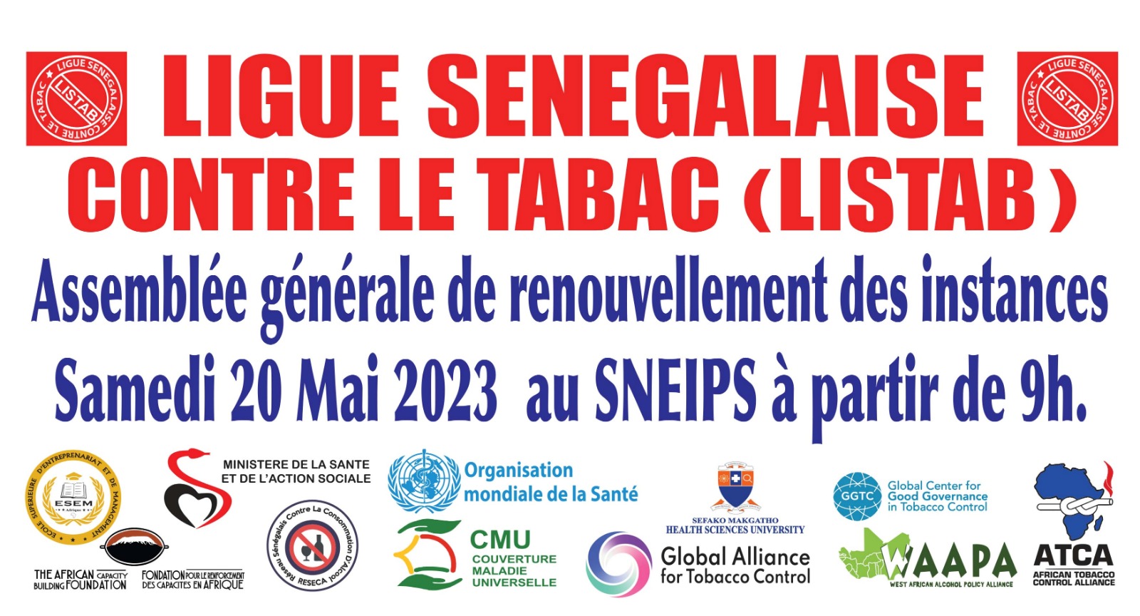 Assemblée générale 2023: La Listab renouvelle ses instances ce samedi 20 mai